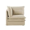 Eckelement für Sofa mit Leinenbezug